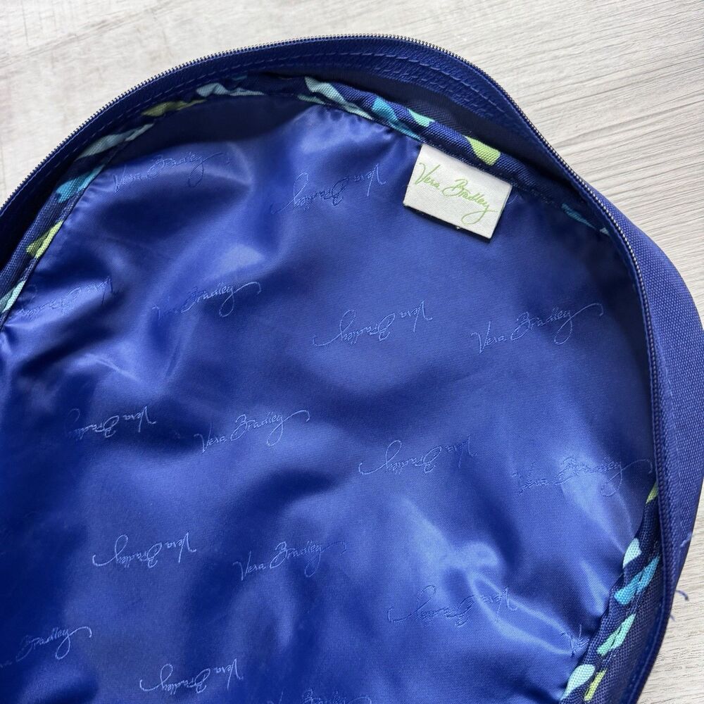 Vera Bradley Katalina Showers Blue Multicolored Medium Backpack School Retired - Picture 9 of 12